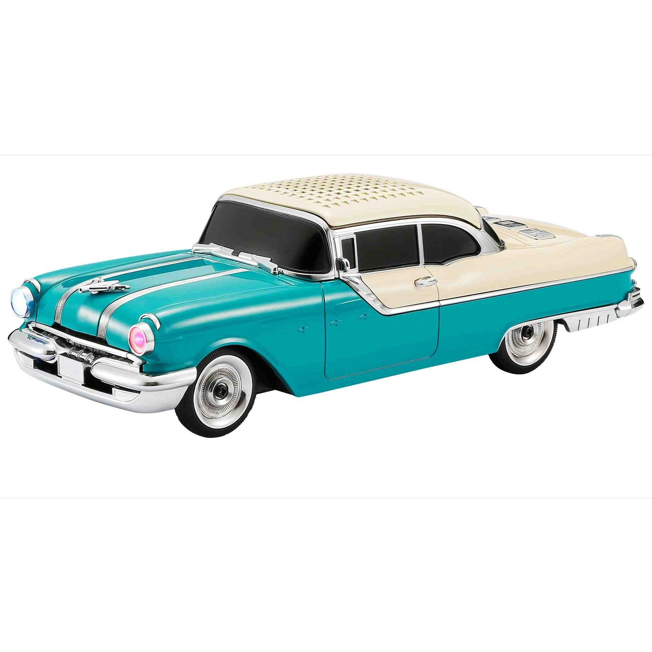 Retro Car Speaker Music Player with Bluetooth V5.4 and 60Hz-23kHz Range