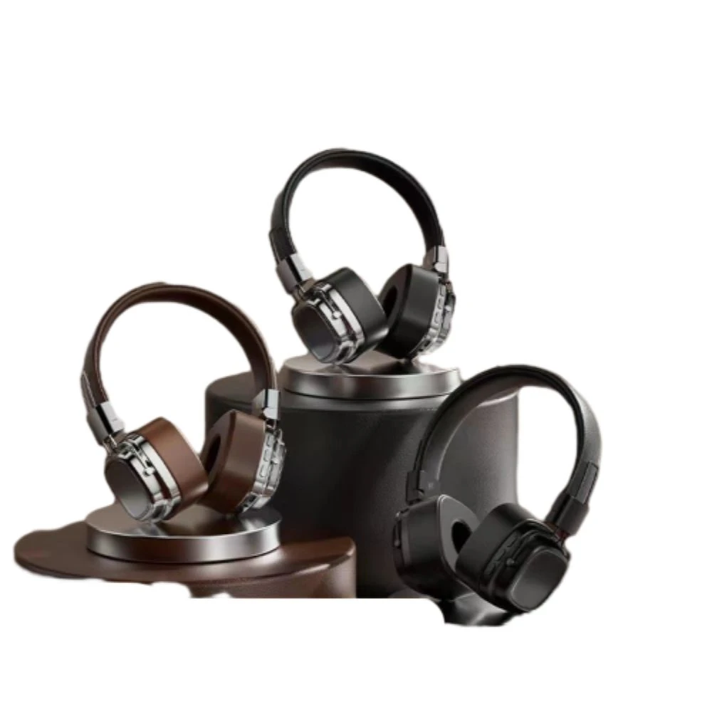Retro Style Over Ear True Wireless Bluetooth Headphones Deep Bass HiFi Sound