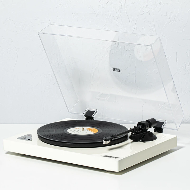 Retro Vintage Vinyl Record Player with Bluetooth Connectivity