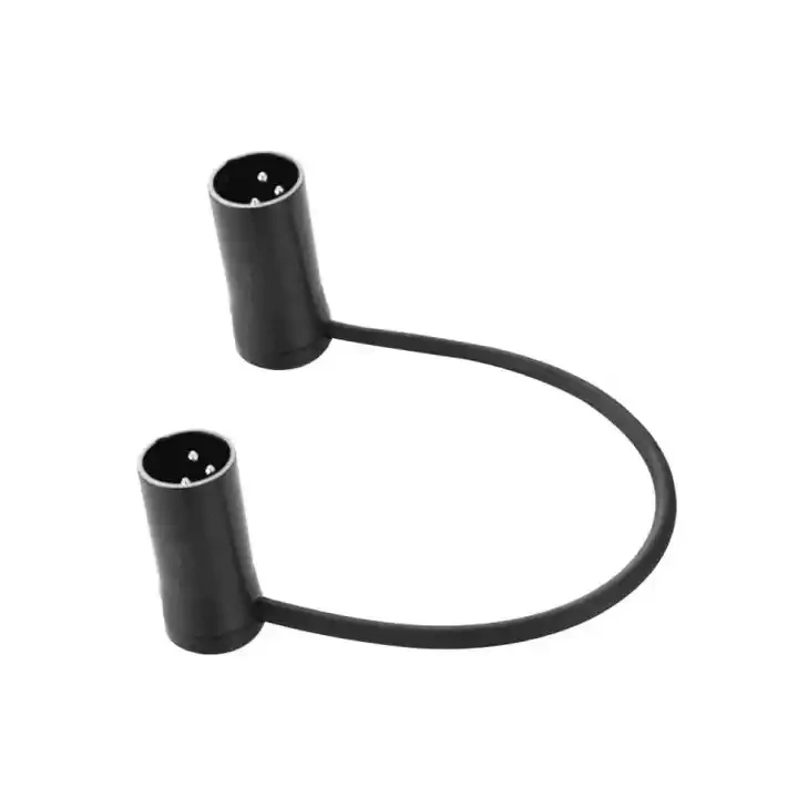 Right Angle XLR Male to XLR Male Plug Connector Audio Microphone Cables