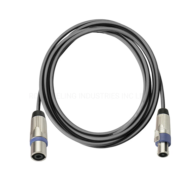 RoHS Approved Audio Speaker Wire Cable Speakon Male to Female 1mm – 4mm2 (FSC09)