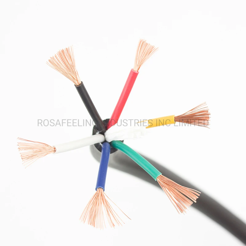 RoHS Approved Electrical 6 Core PVC Copper Insulation Flexible Speaker Control Cable (FS-625)
