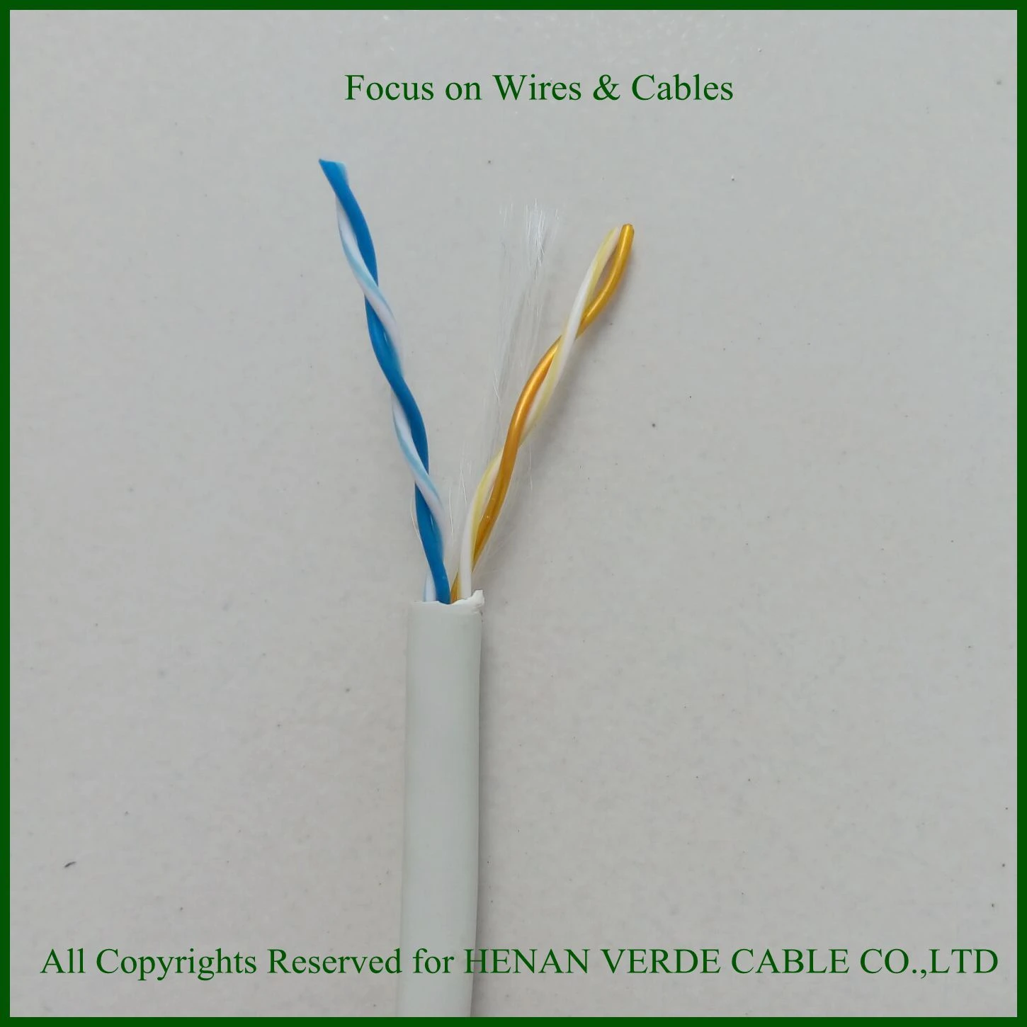 RoHS Qualified Audio and Video Communication Telephone Cable