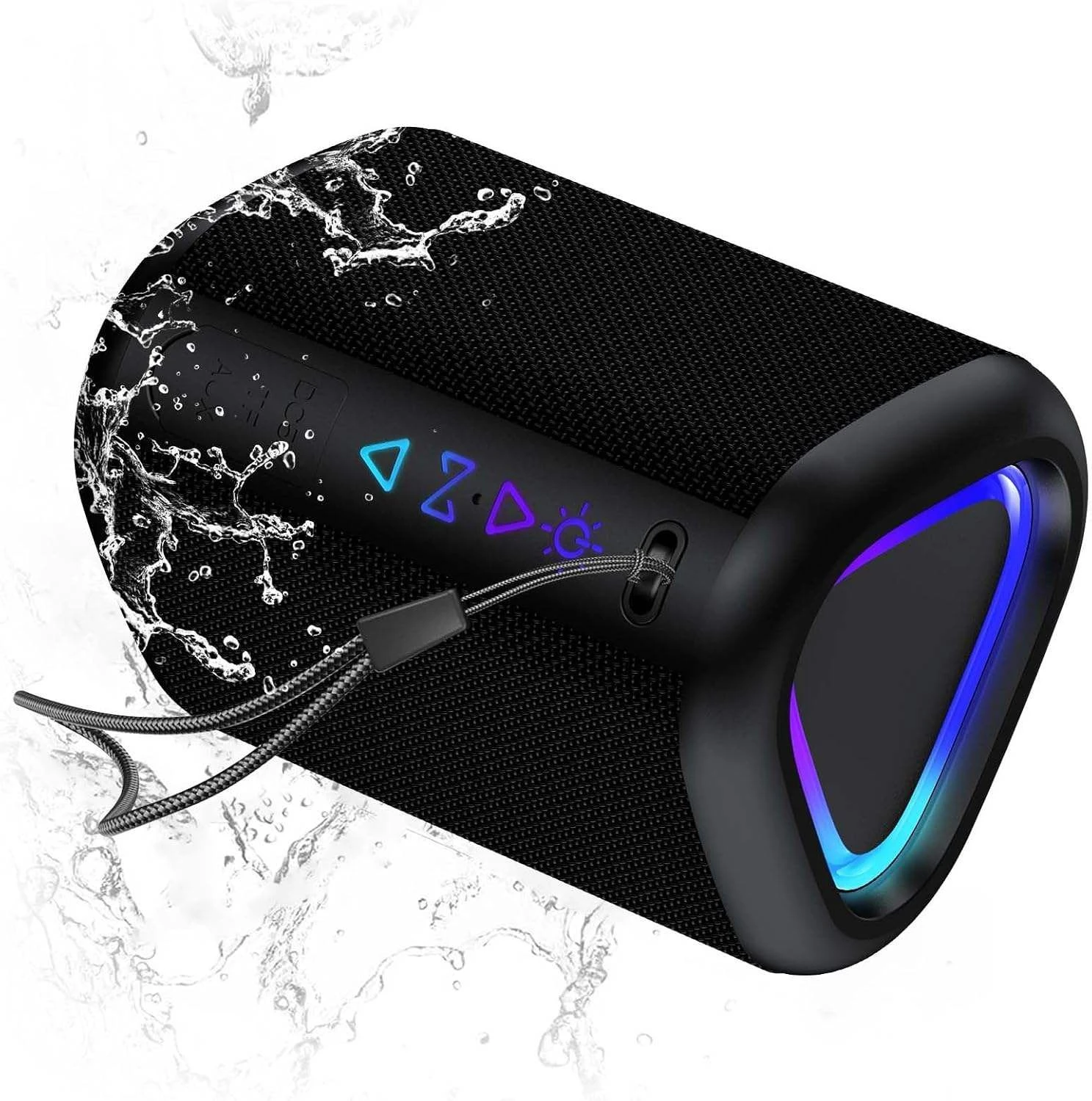 S1 Portable Bt RGB LED Waterproof Outdoor Ipx7 Bass Wireless Speaker