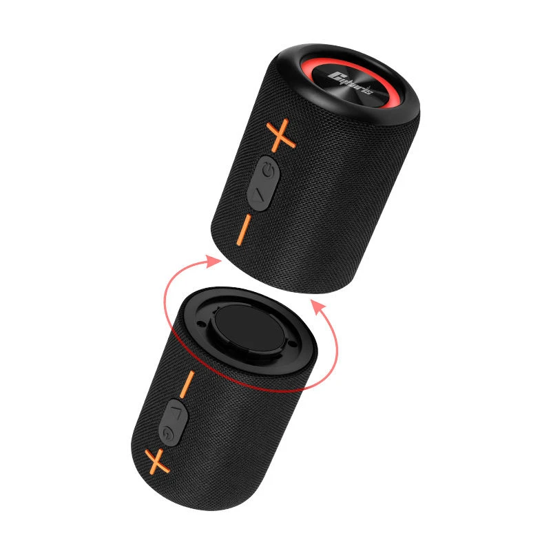 S10 2-in-1 Wireless Deep Bass Speaker with Multi-Color Lights Detachable Units