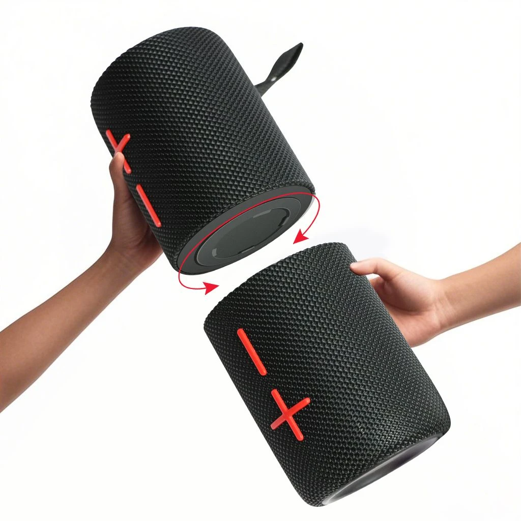 S11 Plus, 40W 2 in 1 Portable Magnetic Dual Split Bluetooth Speaker, Waterproof Wireless Speaker