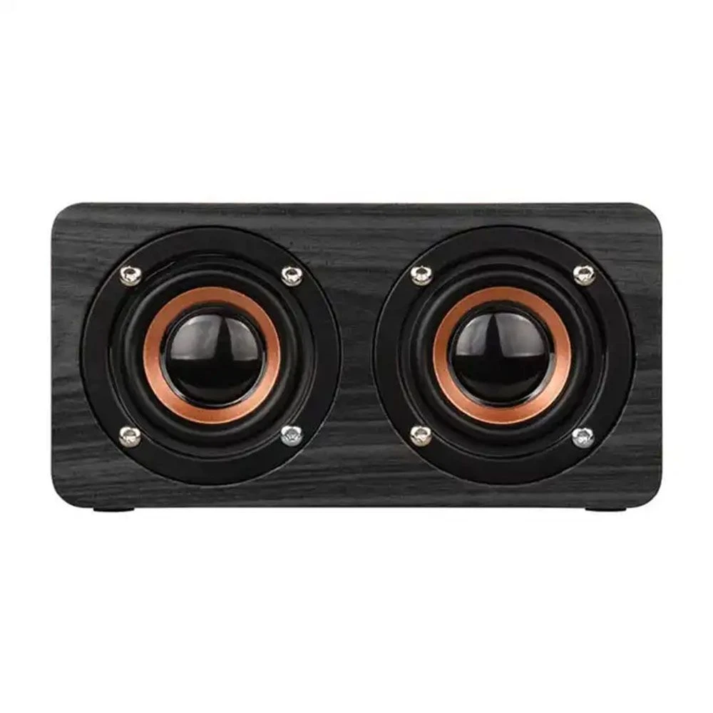 S13 Wholesale High Quality Rechargeable Wooden Subwoofer Portable Wireless Speaker