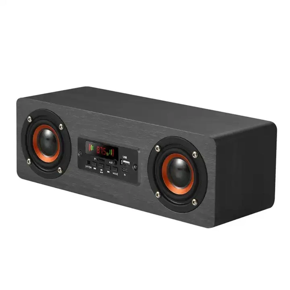 S2 High Power Bluetooth Retro Style Heavy Bass Wooden Speaker