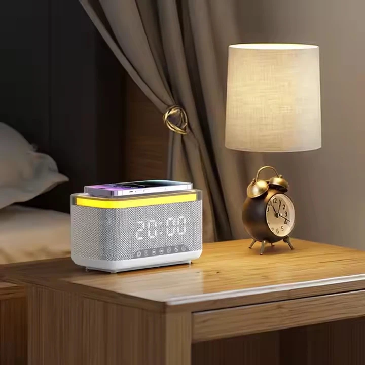 S300 Alarm Clock Bluetooth Speaker LED Display FM Radio Snooze Bedside
