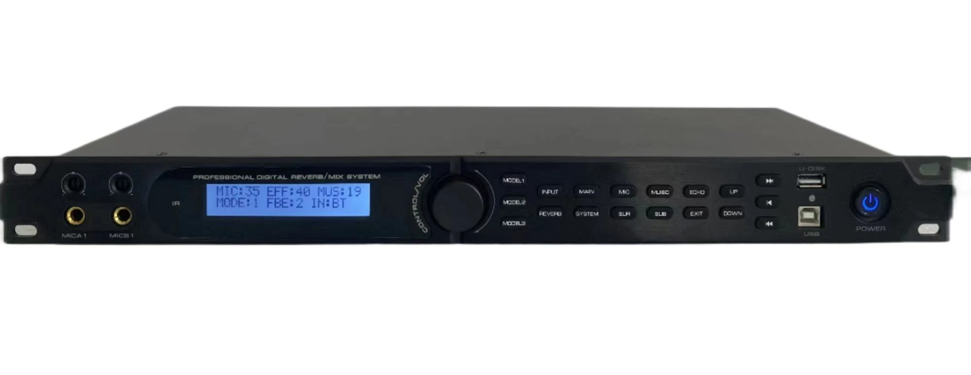 S380 Digital Karaoke Audio Processor DSP KTV Pre-Amplifier with Bluetooth USB Optical Input