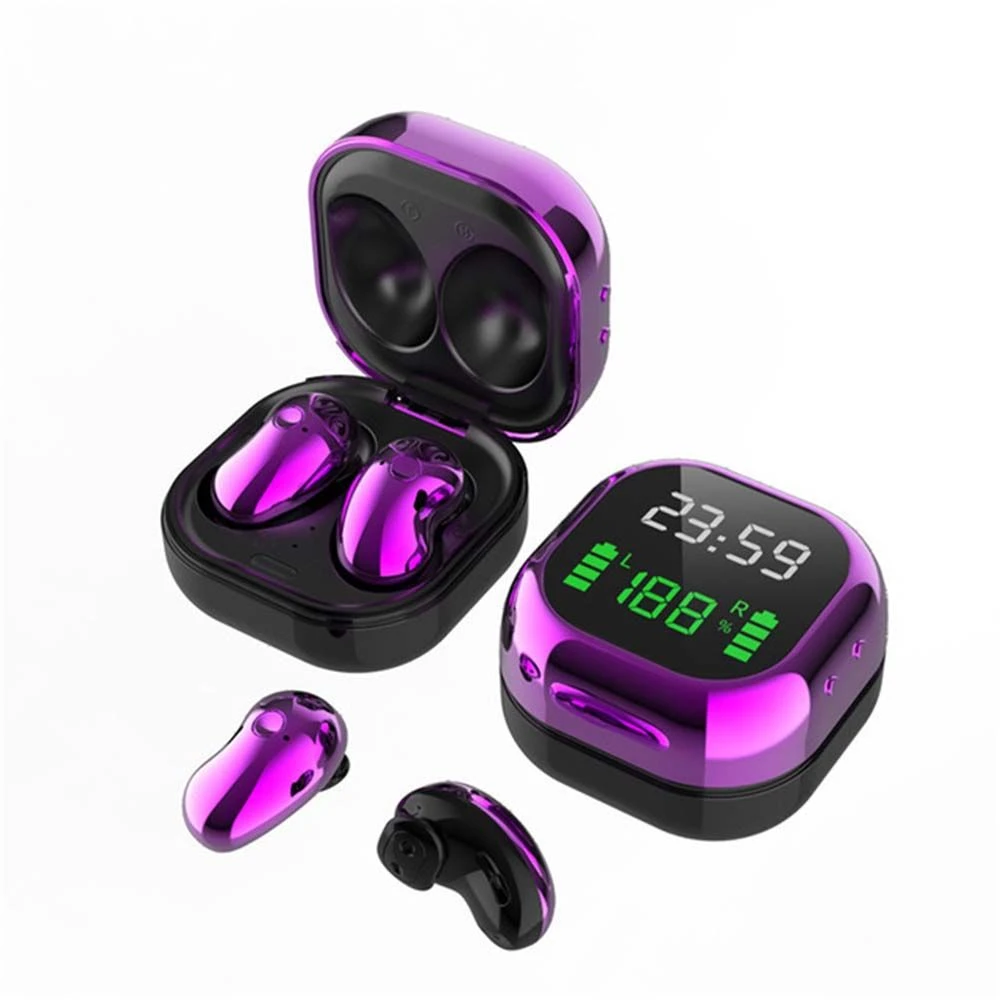 S6 Plus True Wireless Stereo Earbuds Power Display Waterproof Bluetooth Headset