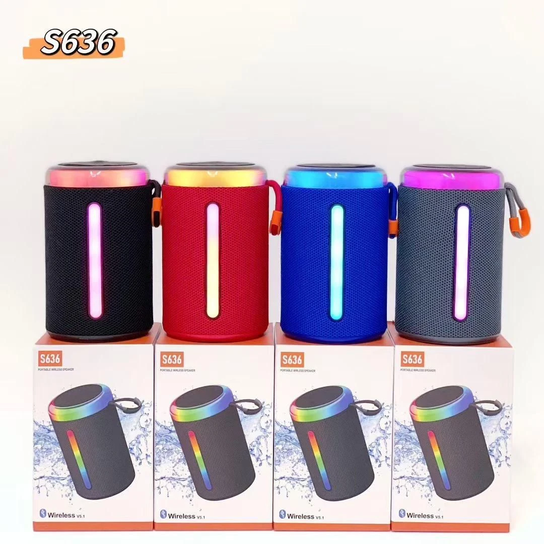 S636 Factory Portable Outdoor LED Lights LED Light Wireless Travel Party Speaker
