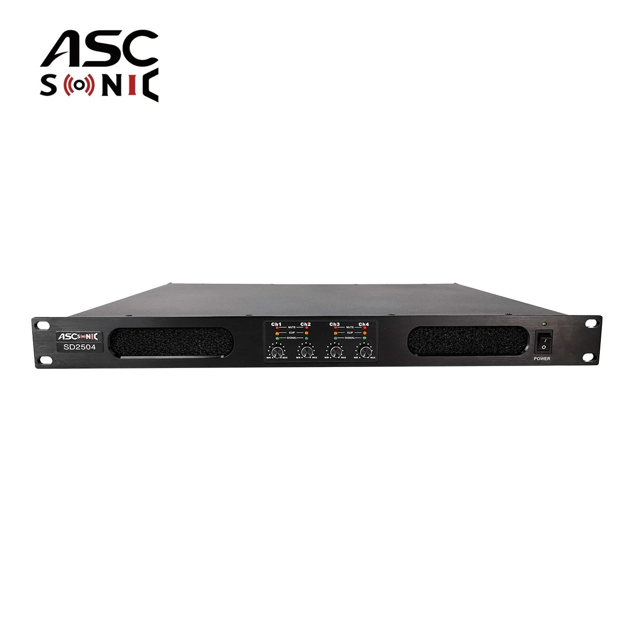 SD2504 4 Channels 1u 250 Watts Class D Power Amplifier