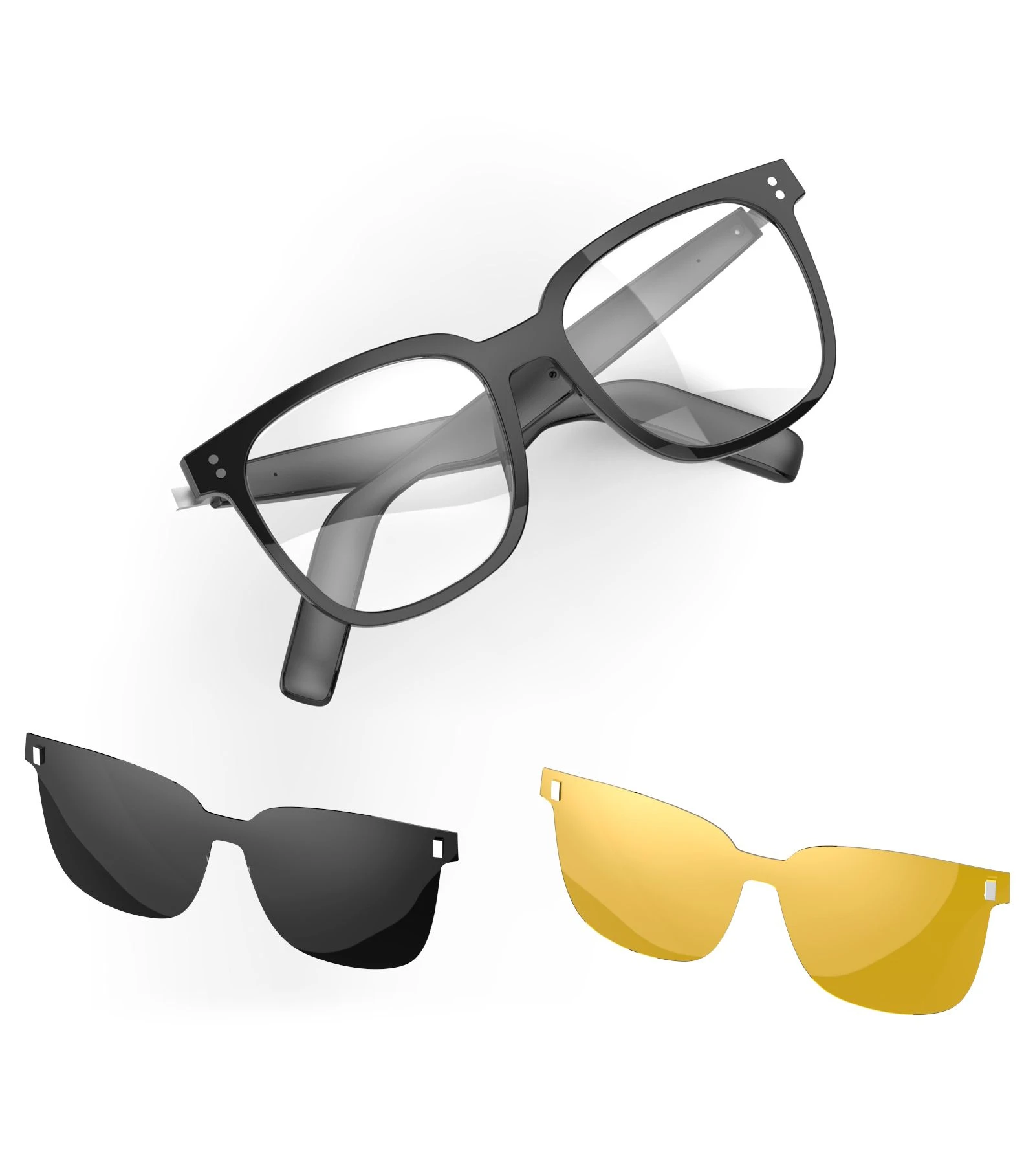 SG19PRO Sports Smart Glasses Magnetic Frame Bluetooth Call Earphones Sunglasses for Driving
