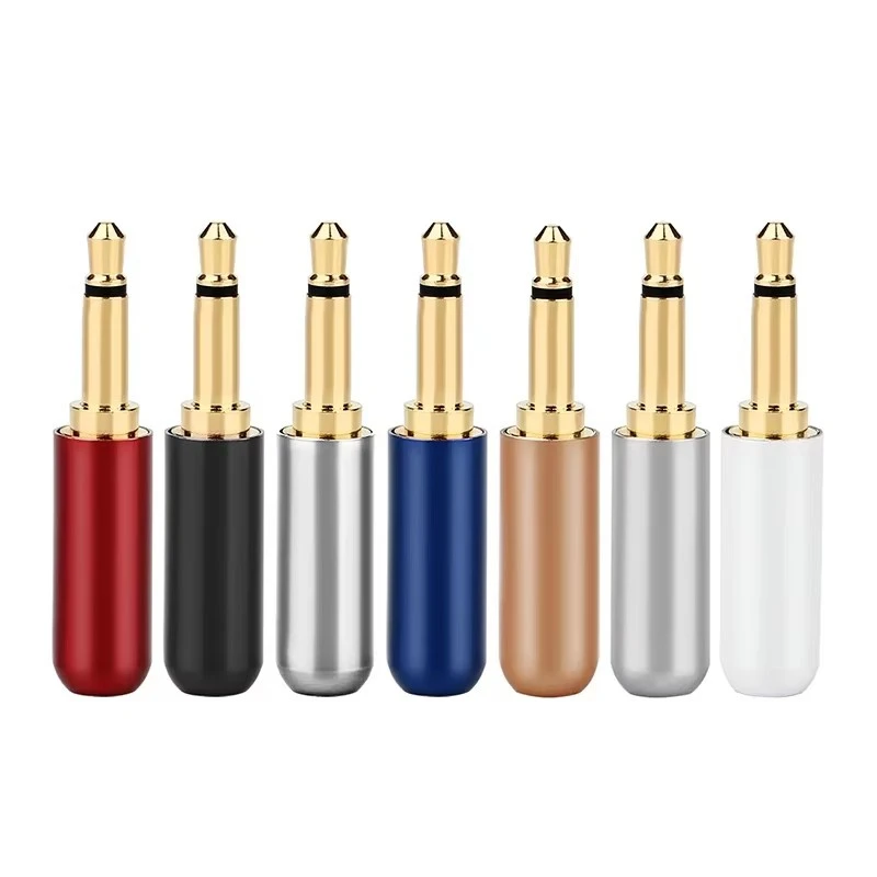 SHSE Gold-plated Pure Copper 3.5mm Audio TS Jack Audio-Video Cables Connector 4.2mm
