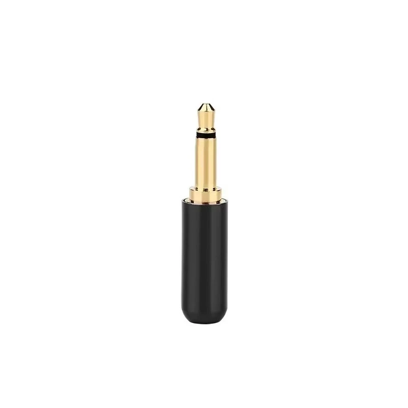 SHSE Gold-plated Pure Copper 3.5mm Audio TS Jack Black Cables Connector 4.2mm