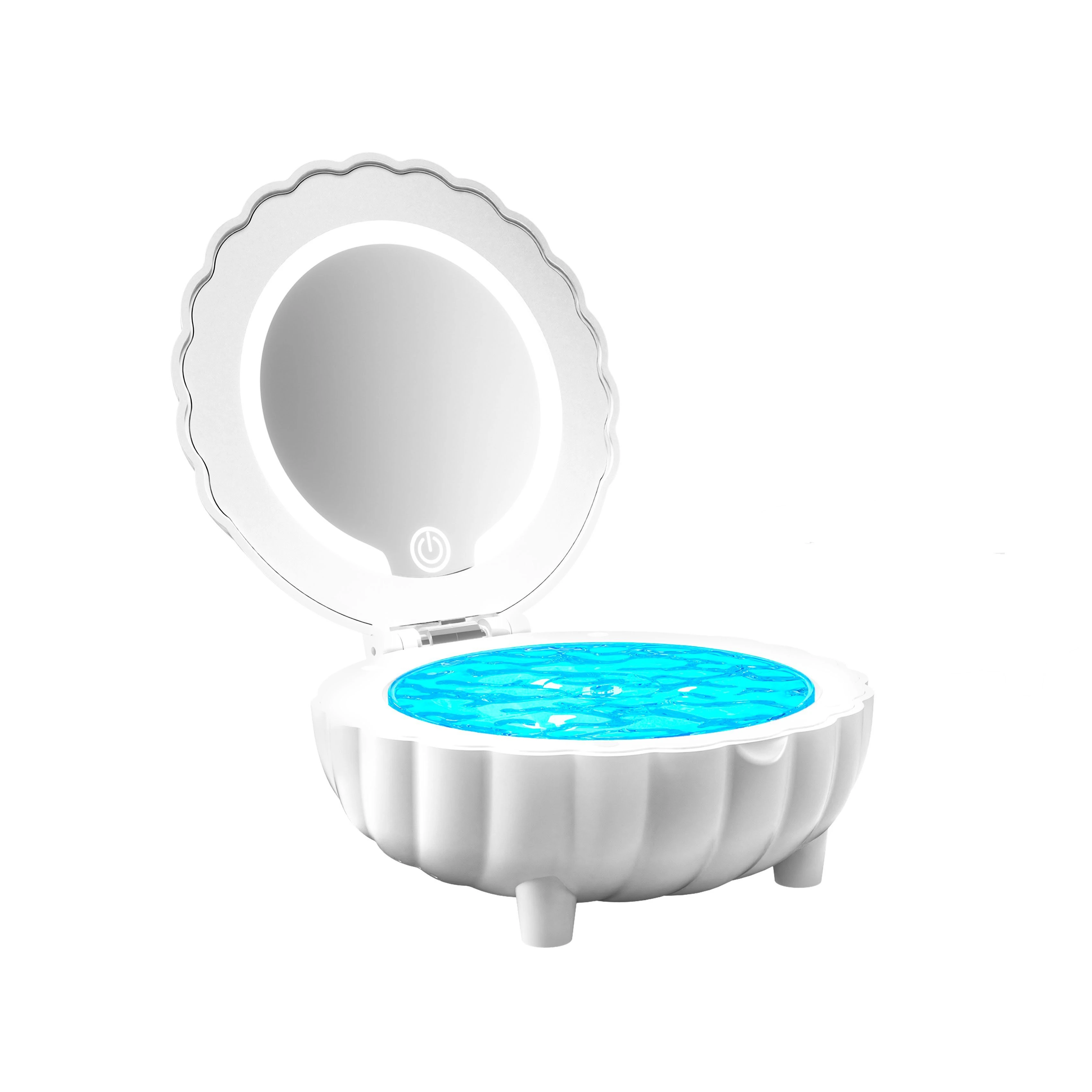Seashell Multi-Functional Bluetooth Speaker with Projection Light Mirror Remote for Desk