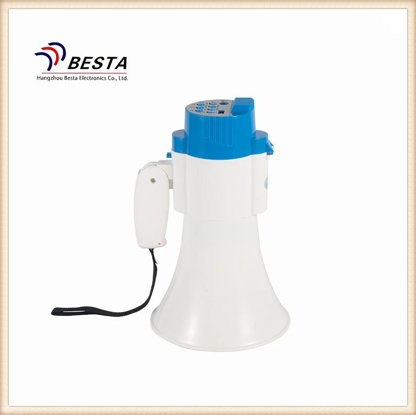 Security Hot Selling Handheld Megaphone Charging Recording Horn Amplified Magaphone