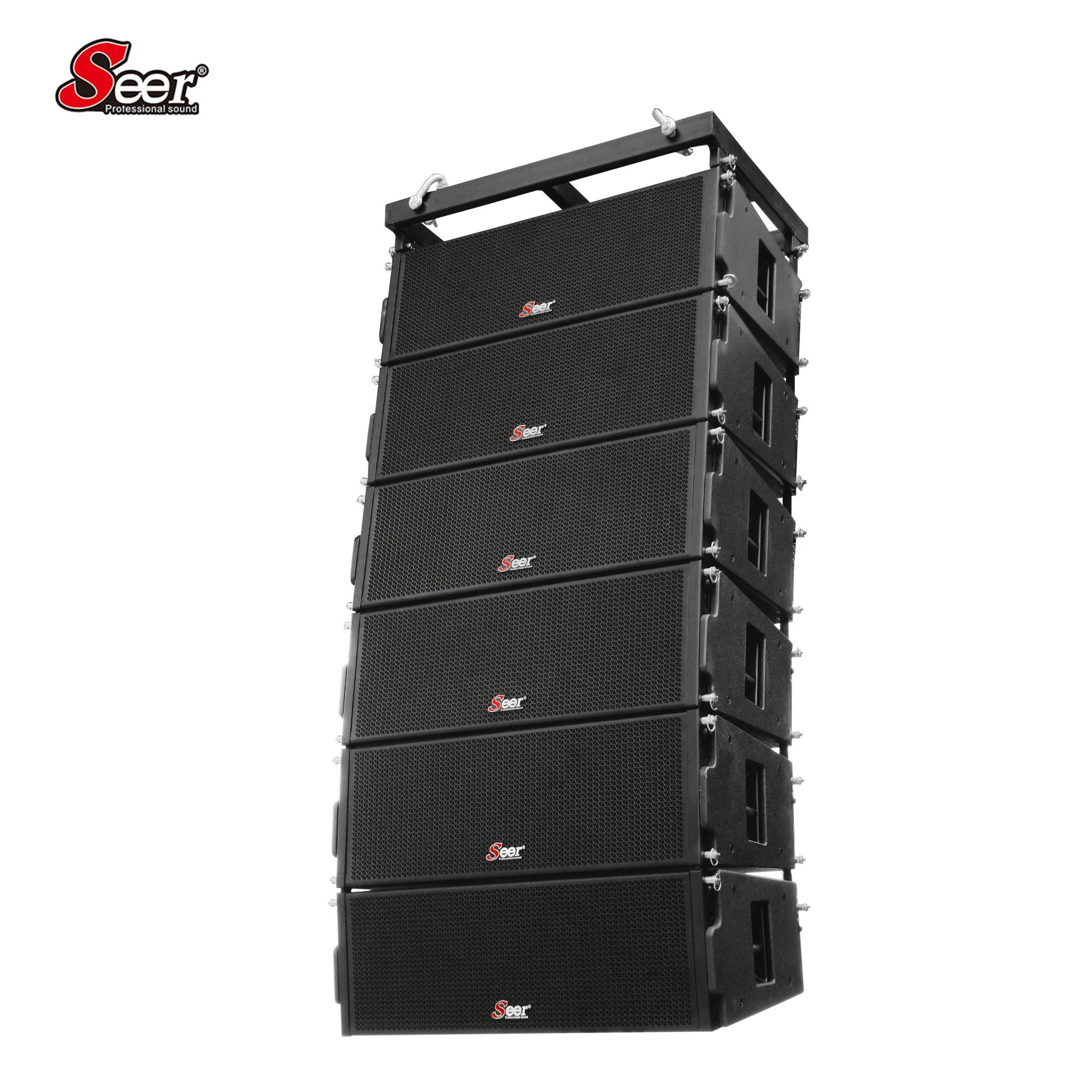 Seer Audio Double 10 Inch Good Quality 2-Way Professional Audio Active Line Array Speaker