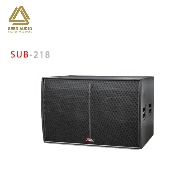 Seer Audio Dual 18 Inch Subwoofer Professional Passive PA Speaker Audio System Stage Speaker