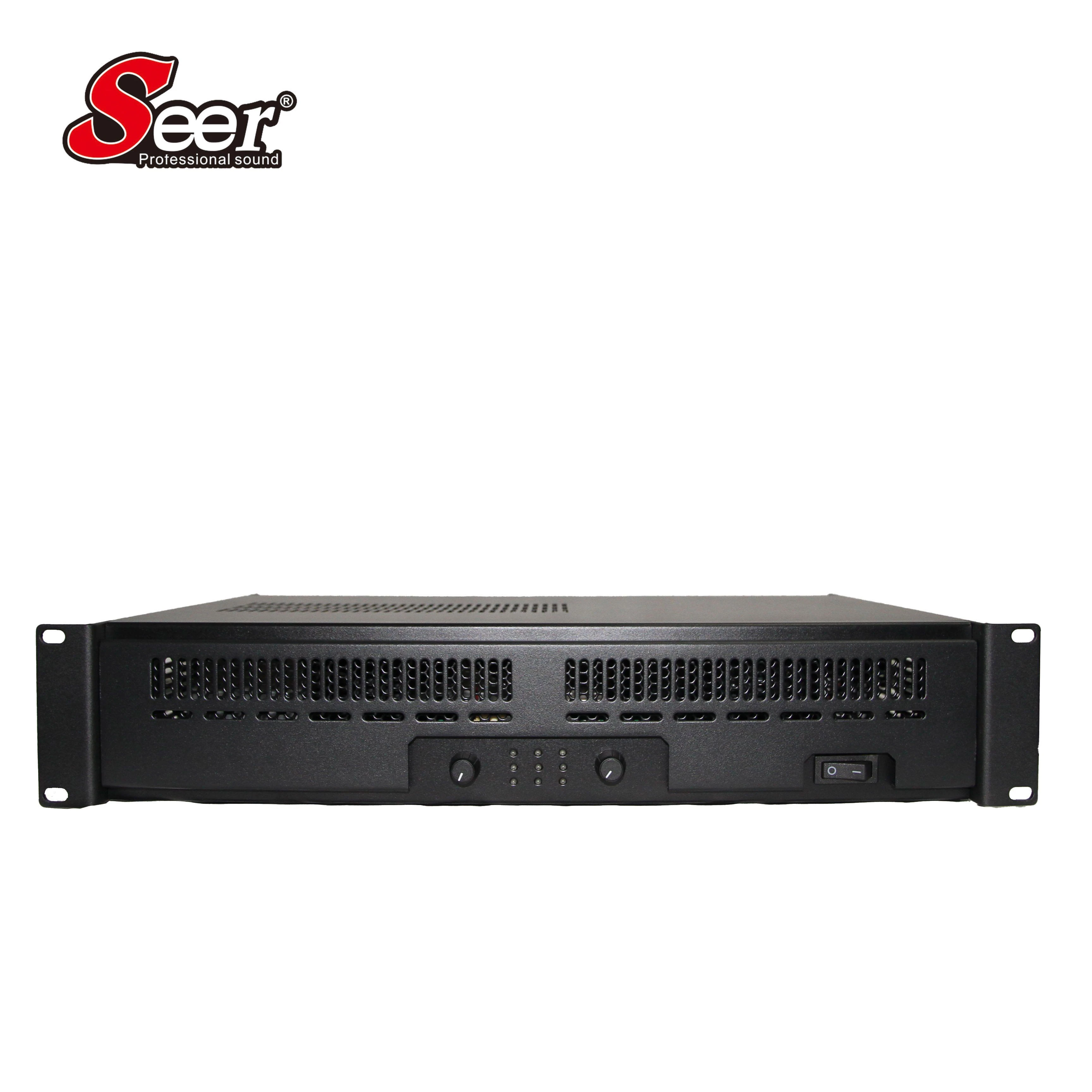 Seeraudio Professional Audio Power Amplifier 2 Channel 2*550watts for Sound System Digital