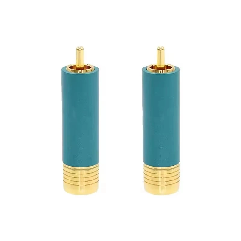 Self-Locking Solderless RCA Plug Connector for HIFI Signal Cable
