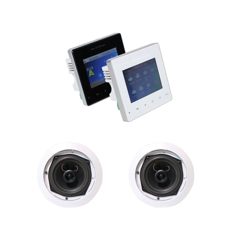 Sh1013 Smart Home Audio Packages! 2 Channels Bluetooth in Wall Amplifier + 5 Inch Ceiling Speaker