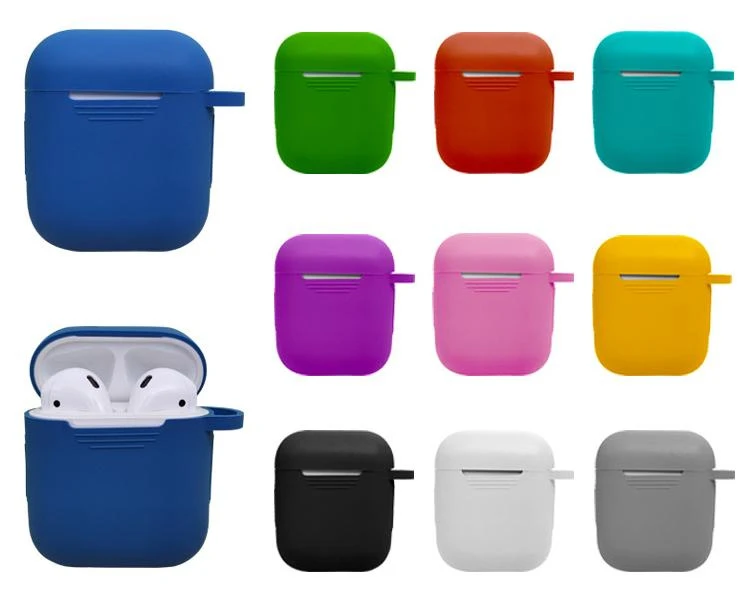 Silicone Charging Case Headphone Organizer Silicone Pouch for Storing Earbuds