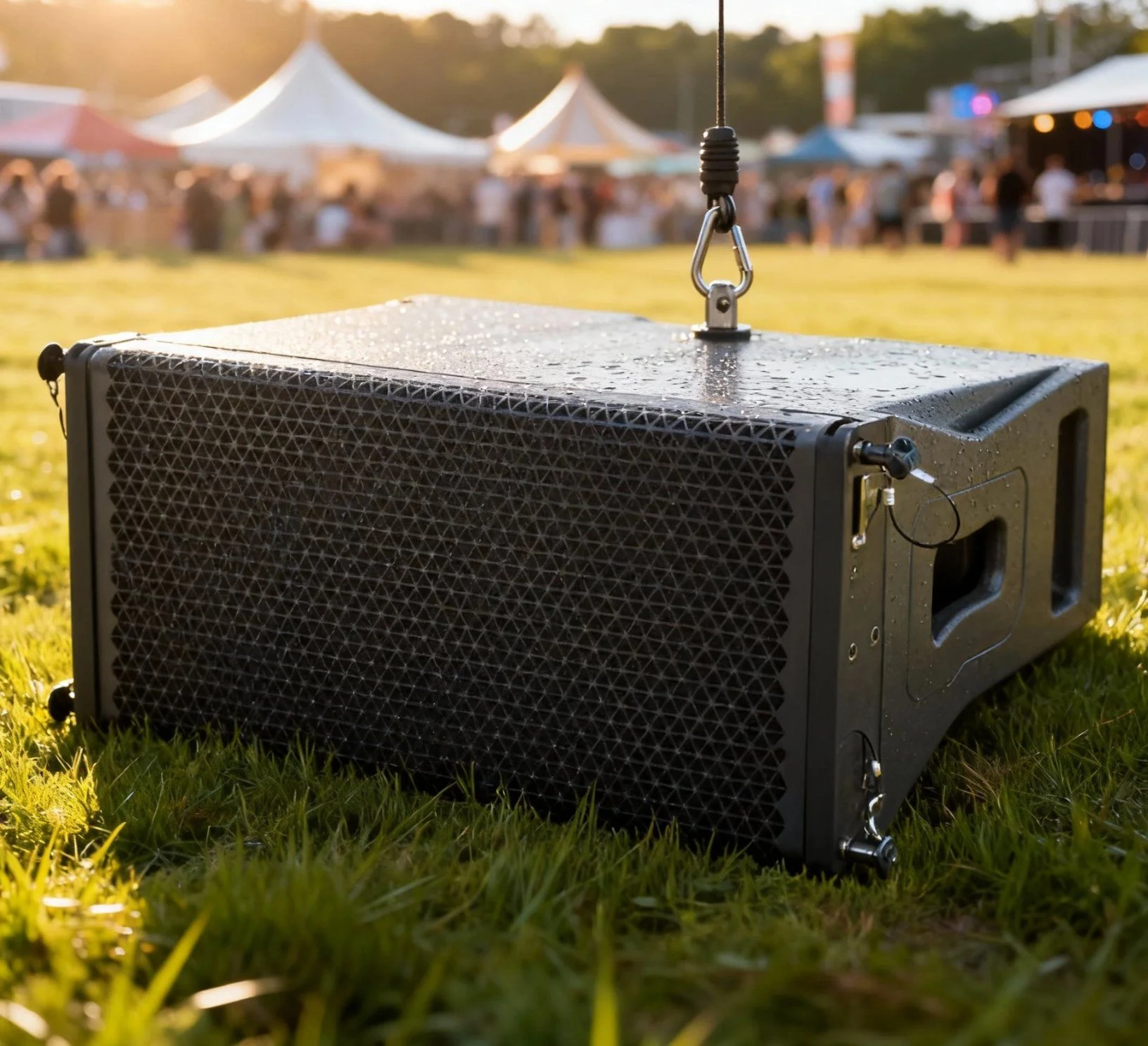 Single 10 Inch Compact Line Array Speaker High Spl Lightweight Durable Professional Touring Audio Sound System