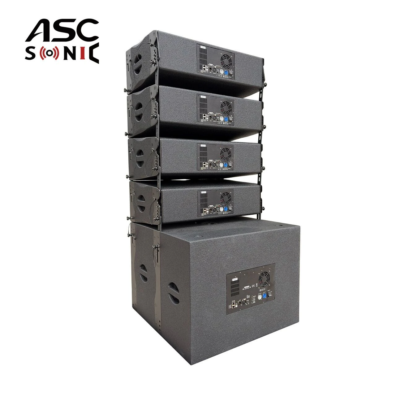 Single 18” 800W Disco Neodymium Subwoofer DSP Software Control