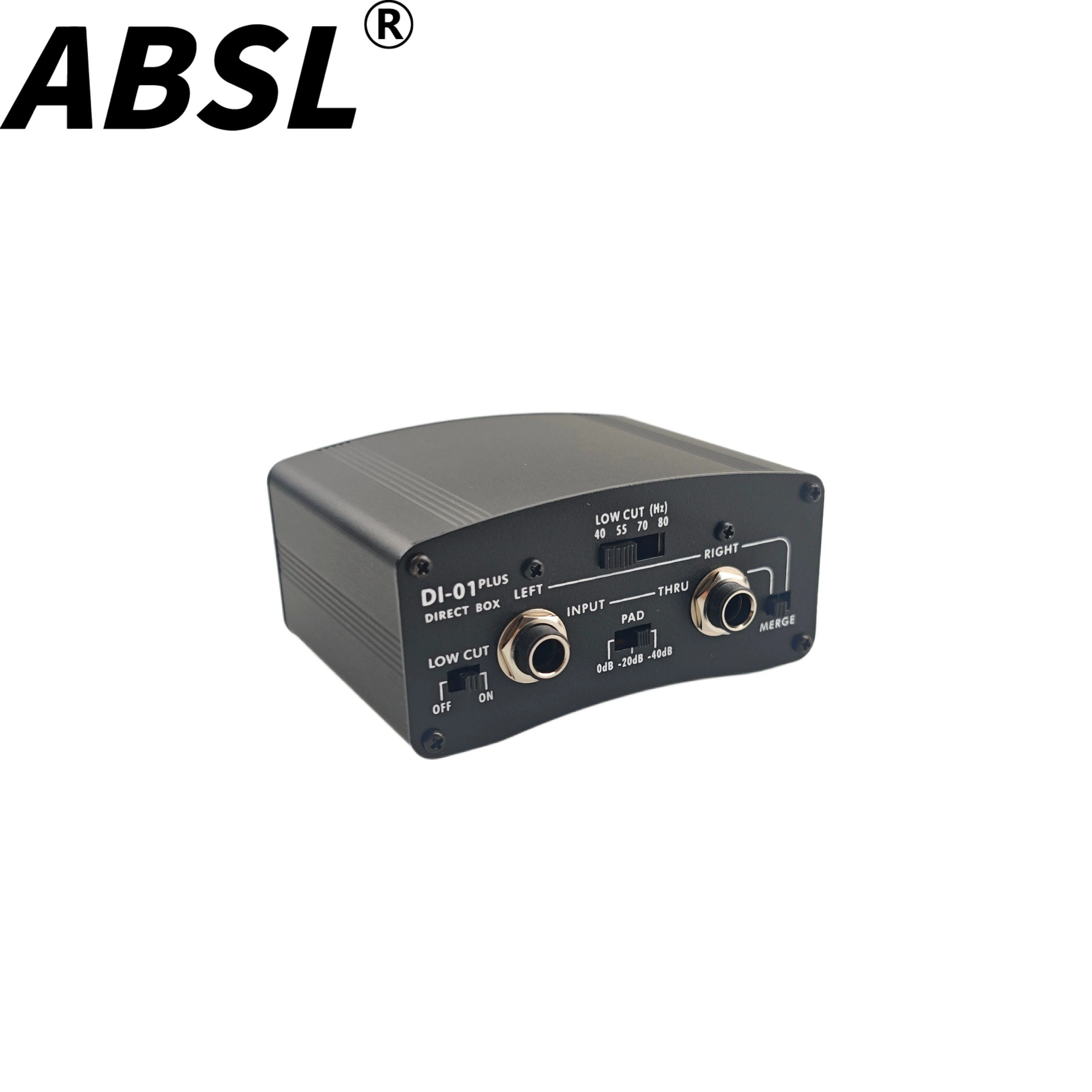 Single-Channel Passive Direct Box Di Box PRO Audio for Electric Guitar, Bass