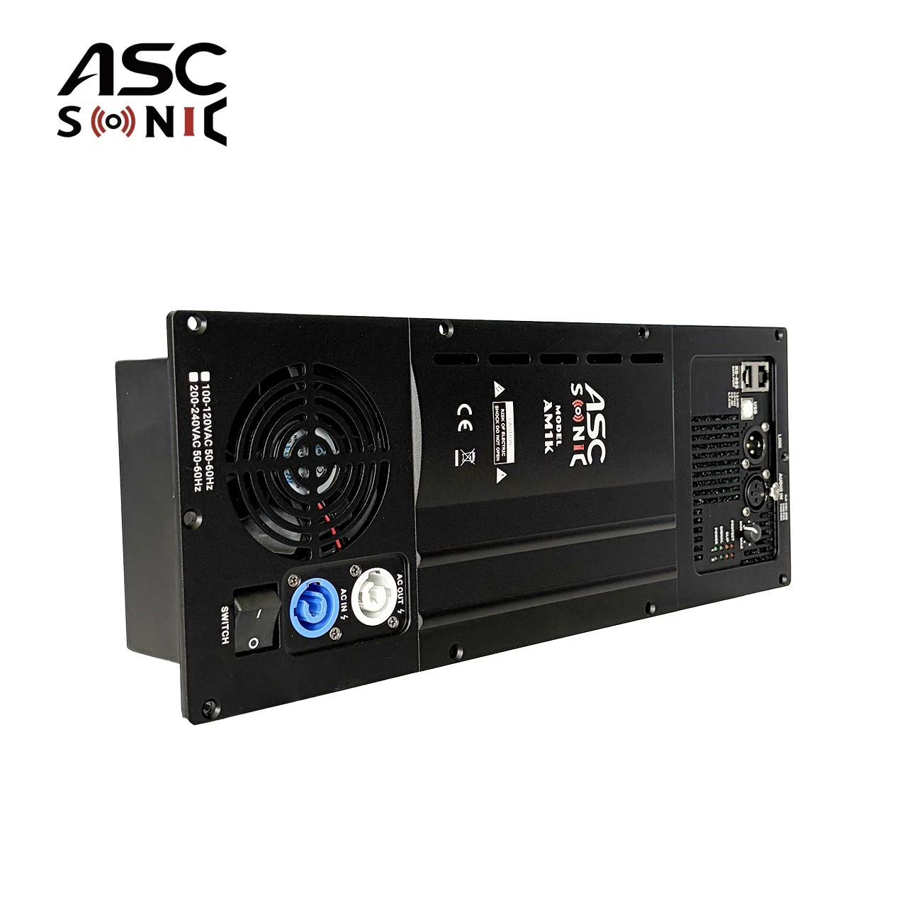 Single Channel Powered 1000W 8 Ohms Digital Amplifier Module Board