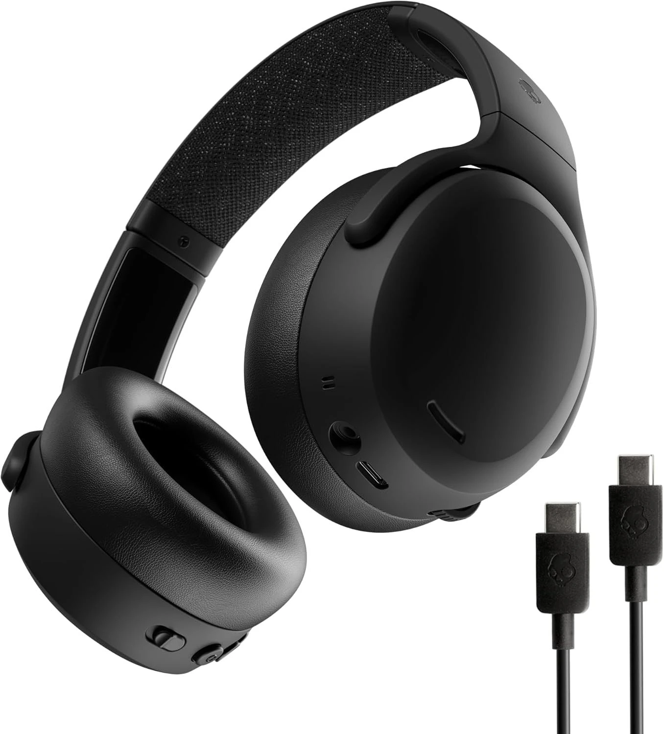 Skullcandy Crusher Anc 2 Wireless Over-Ear Bluetooth Headphones with Extra USB-C Charging Cable