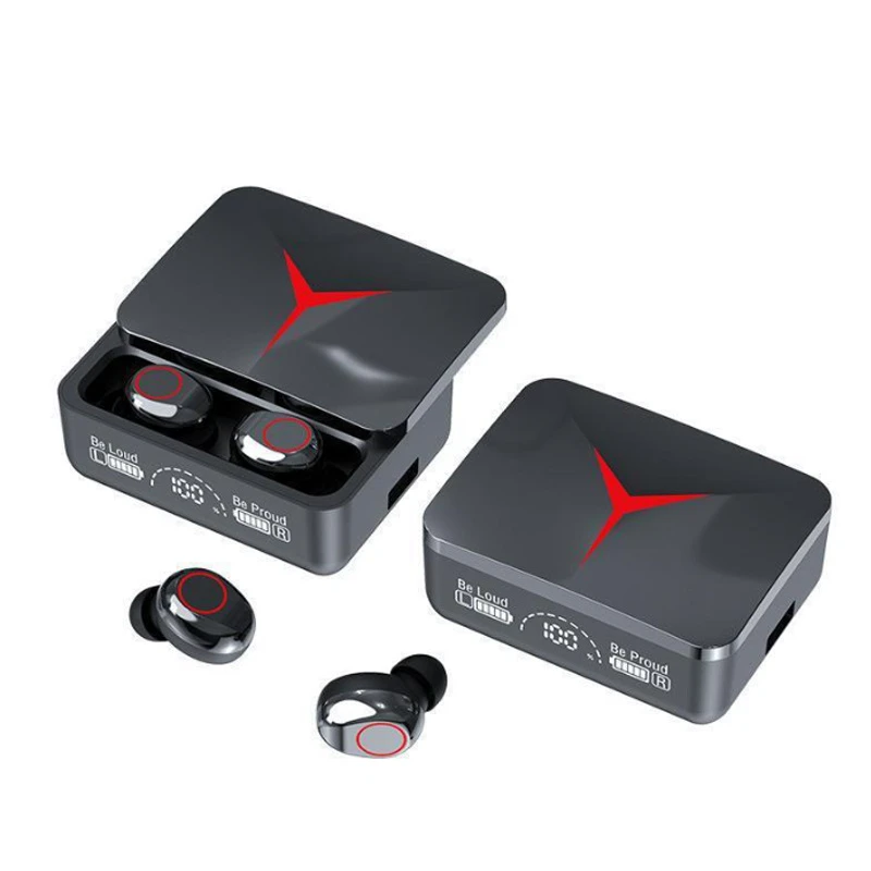 Sliding Case Earphones Wireless Gaming EMC Noise Canceling M90 PRO Earbuds Earphones
