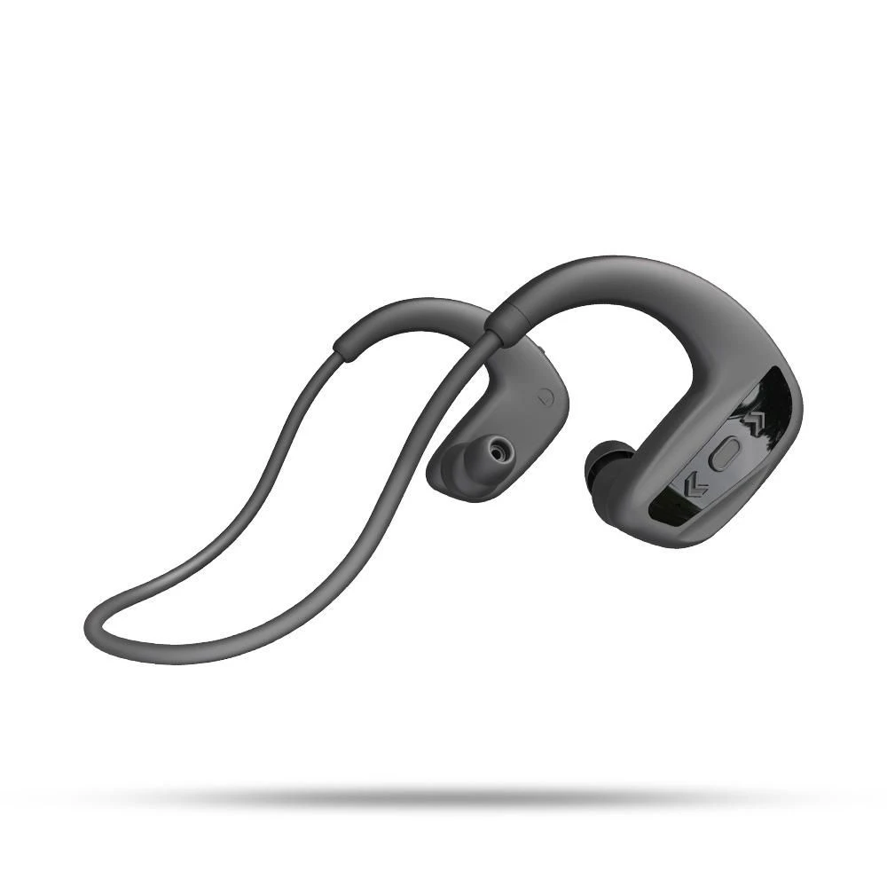Sm608, 32GB Wireless Bluetooth Earphone Waterproof Ipx8 Sports Stereo Headset Built in Memory Digital Display for Swimming