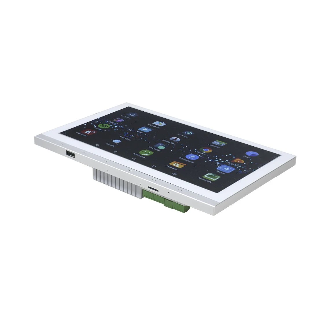 Smart Home Audio 7inch Touch Screen WiFi 8*25W 8 Channel Bluetooth in Wall Amplifier with Android Suitable for Home Kid’s Room