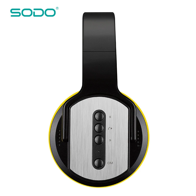 Sodo Flip Headphone Bluetooth Speaker Mh2, with TF/FM/Aux/NFC