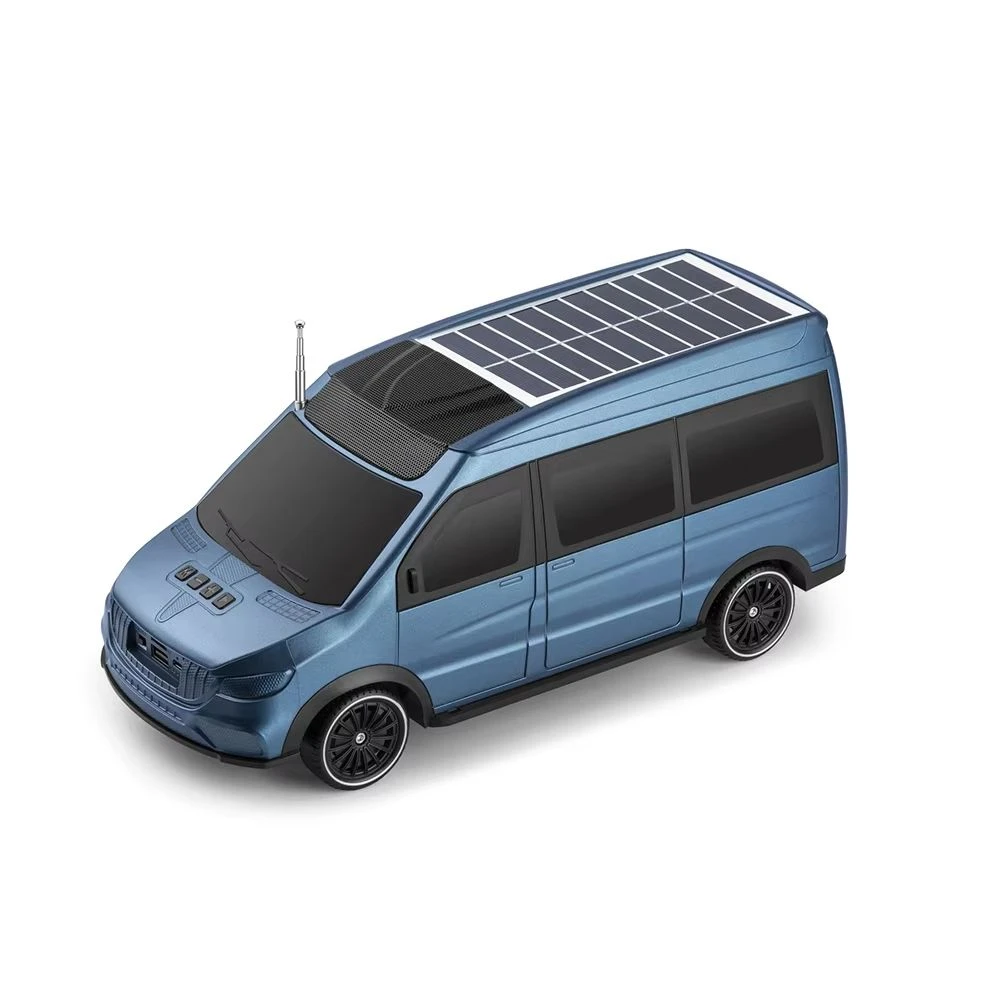 Solar Panel Wireless Bluetooth Speaker Car Model Stereo Radio Outdoor Mobile Phone