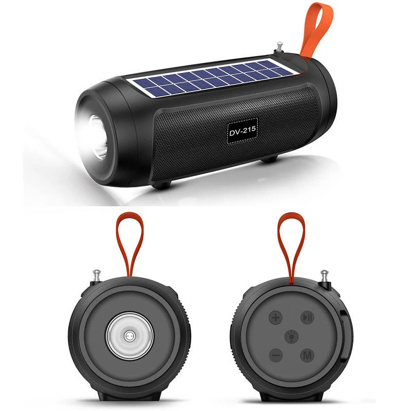 Solar Wireless Outdoor Bluetooth Speaker Sport for Camping
