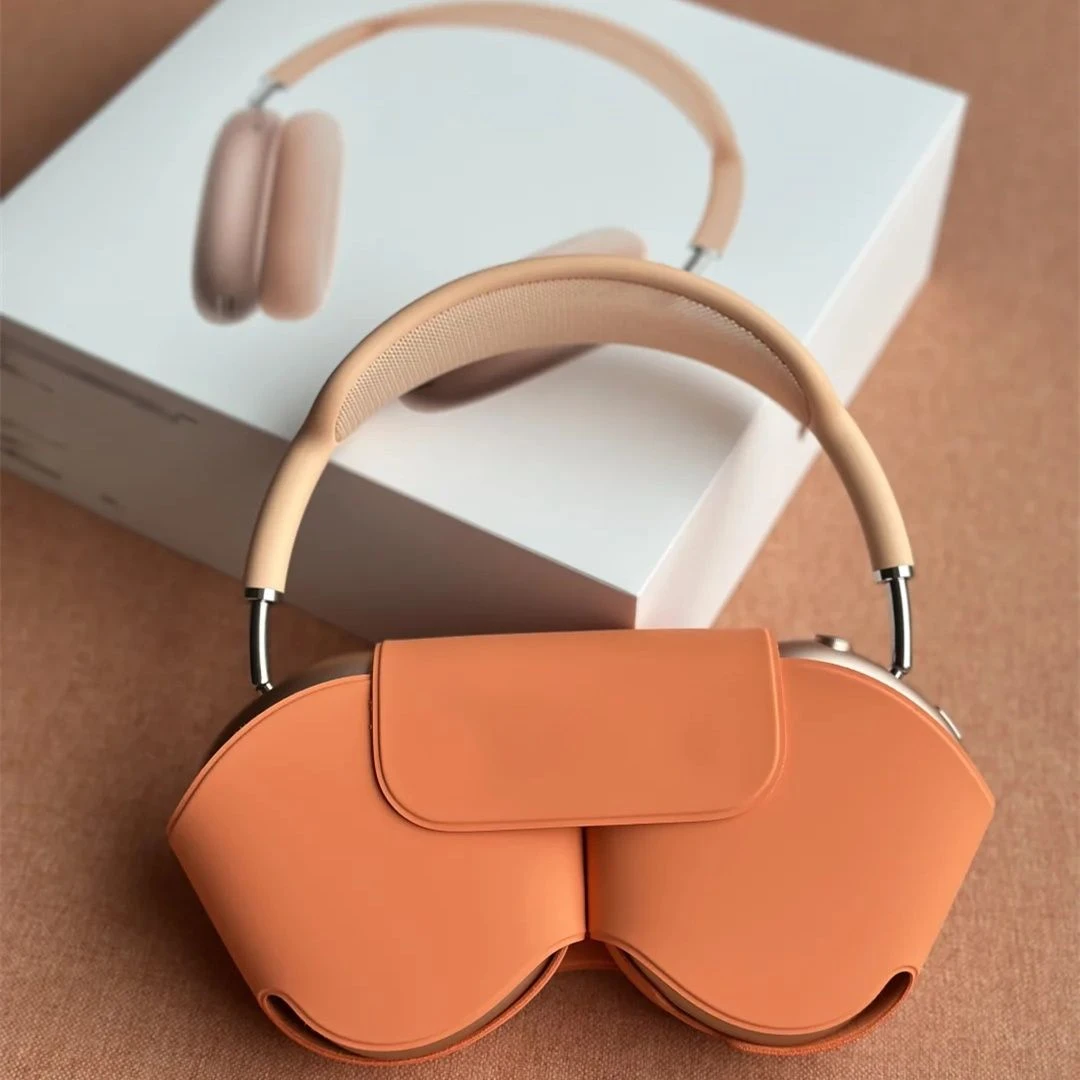 Space Gray Pods Max USB-C Orange W Smart Case – Excellent Condition 24 Hours Playtime, HiFi Audio Adjustable Headset for I Phone/Androi – White Headphone