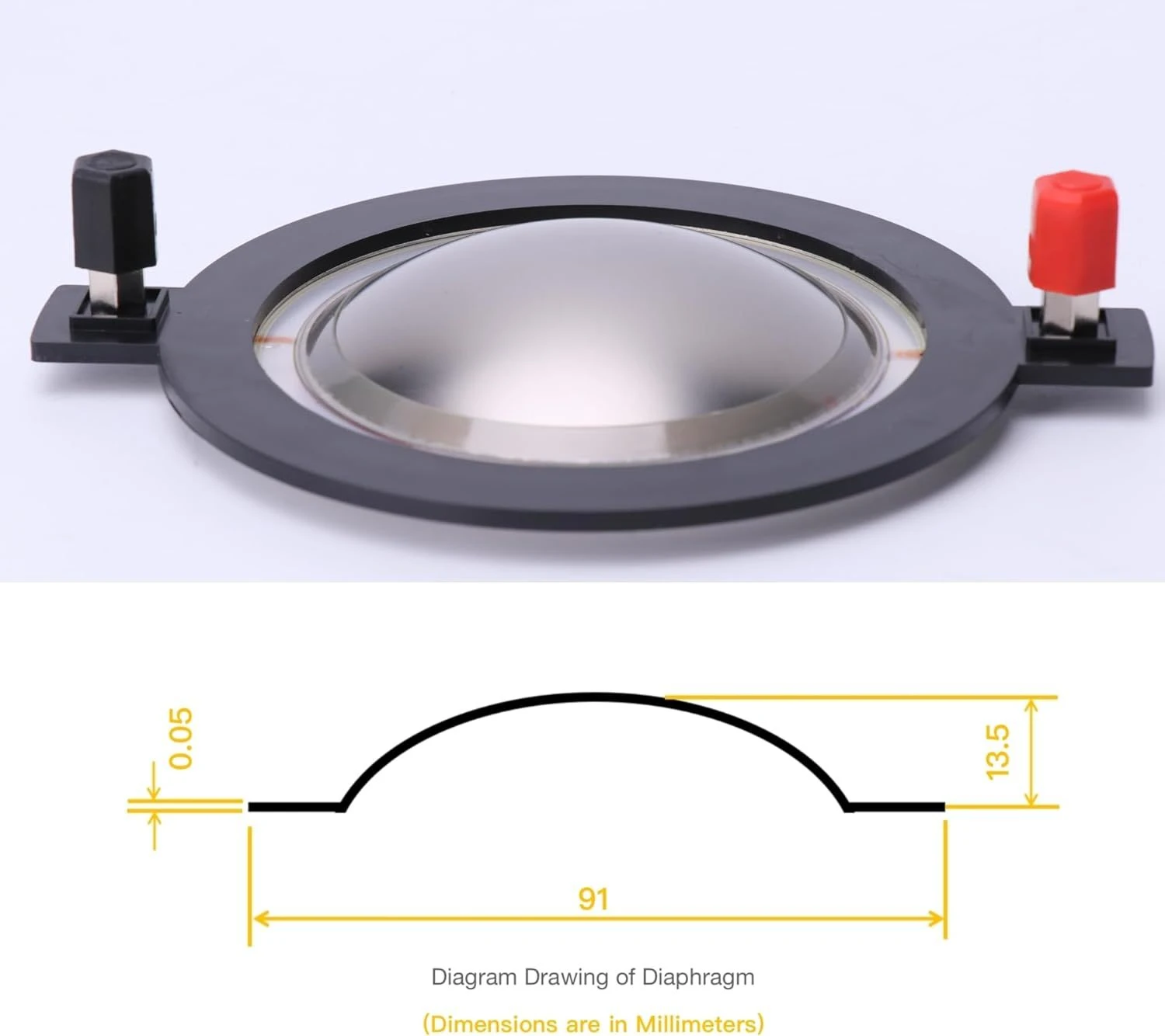 Speaker 12mh32 Inside Outside Winding Voice Coils and Paper Cone