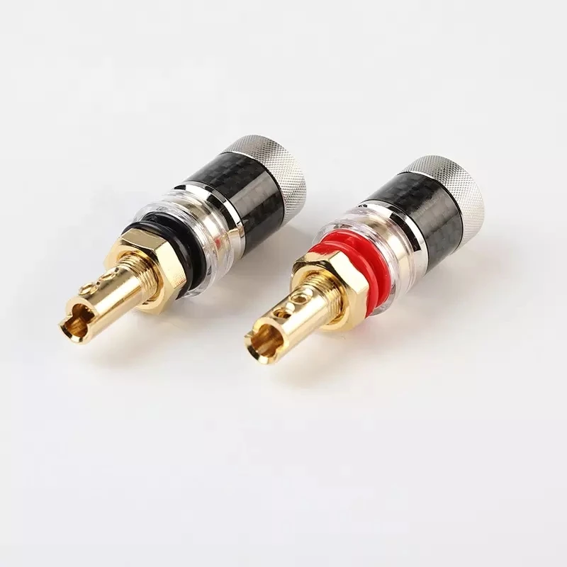 Speaker Amplifier Terminal Binding Post Banana Plug Jack Socket Cable Connectors