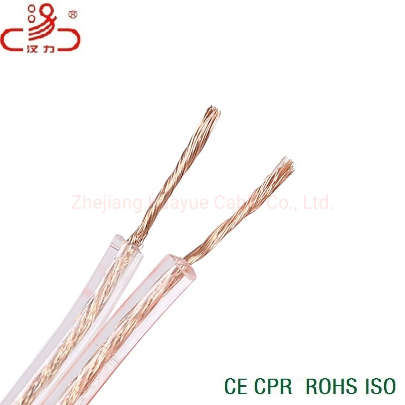 Speaker Application and White Color Speaker Cable