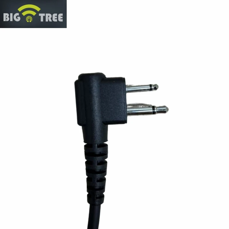 Speaker Microphone 2 Pin Two Way Radio Micphone for Walkie Talkie