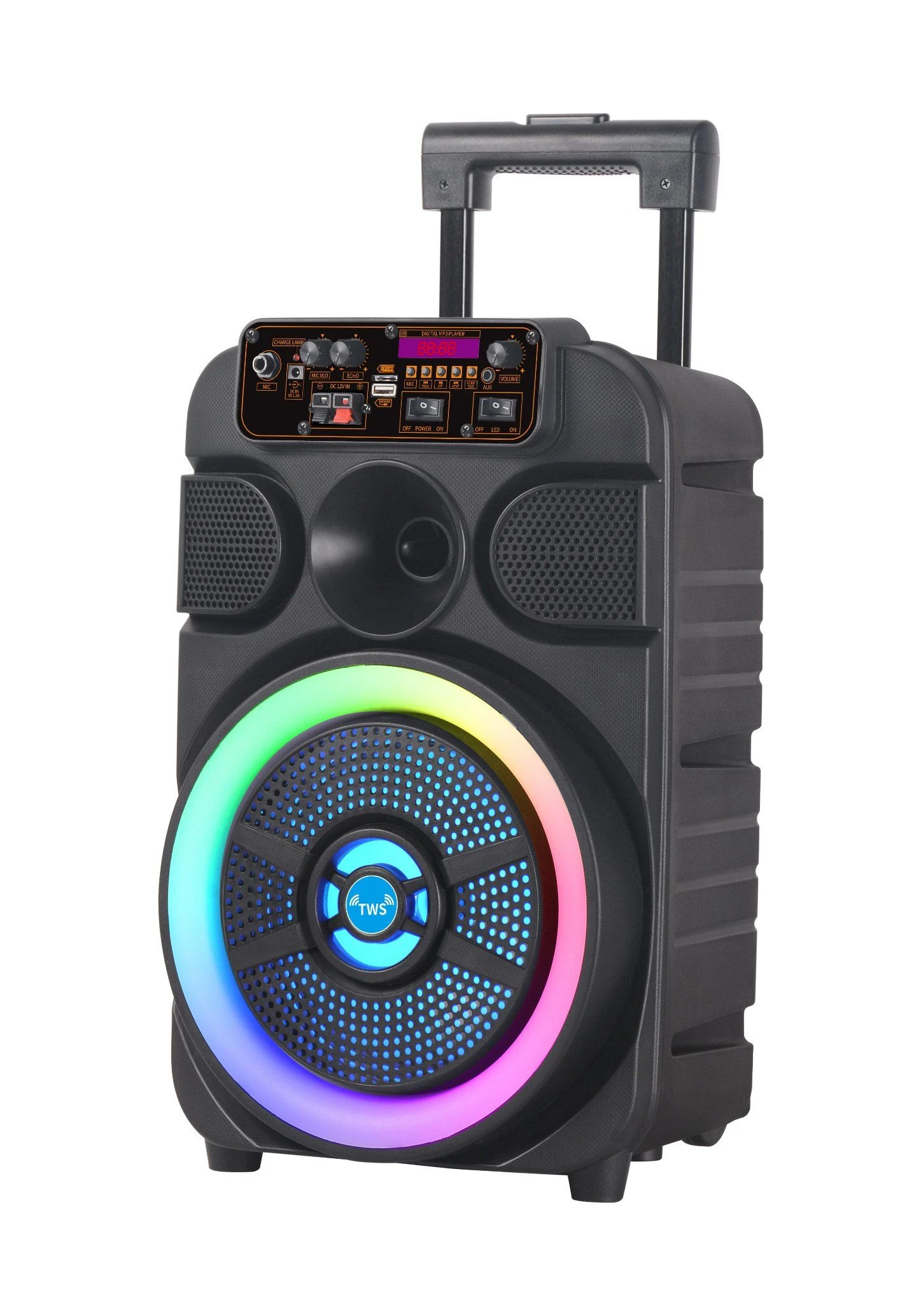 Speaker with Sony Lighting Speaker with Trolley and Wheels