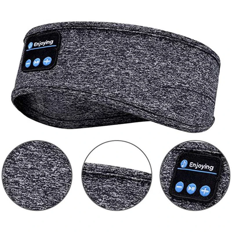 Sports Elastic Easy Dry Head Wrap Headbands Sleeping Headphones Headband