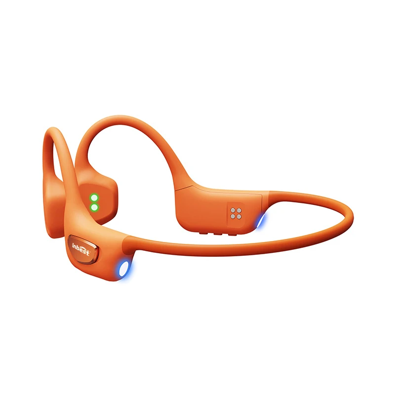 Sports Music Calling Wireless Waterproof Earhook Heart Rate Monitoring Bone Conduction Earphone