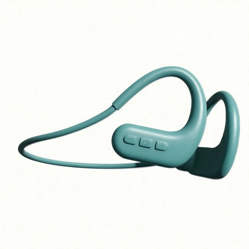 Sports-Ready Wireless Bone Conduction Headphones with Built-in Storage