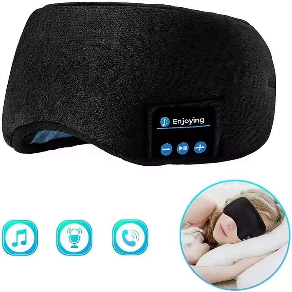 Sports Sleeping Headband Elastic Wireless Headphones Music Eye Mask Wireless Headset