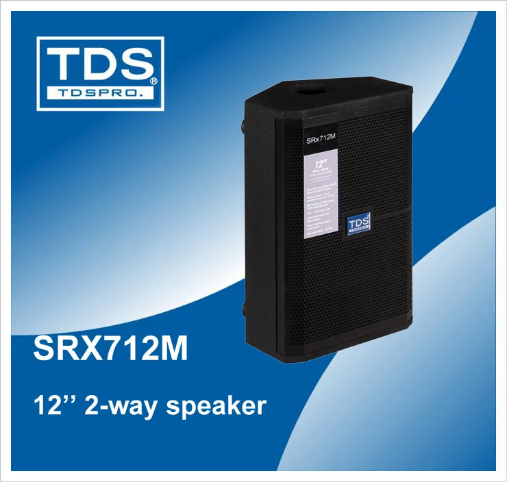 Srx712m PRO Audio Two Way Full Range Monitor Speaker for Stage, Hall and Show System